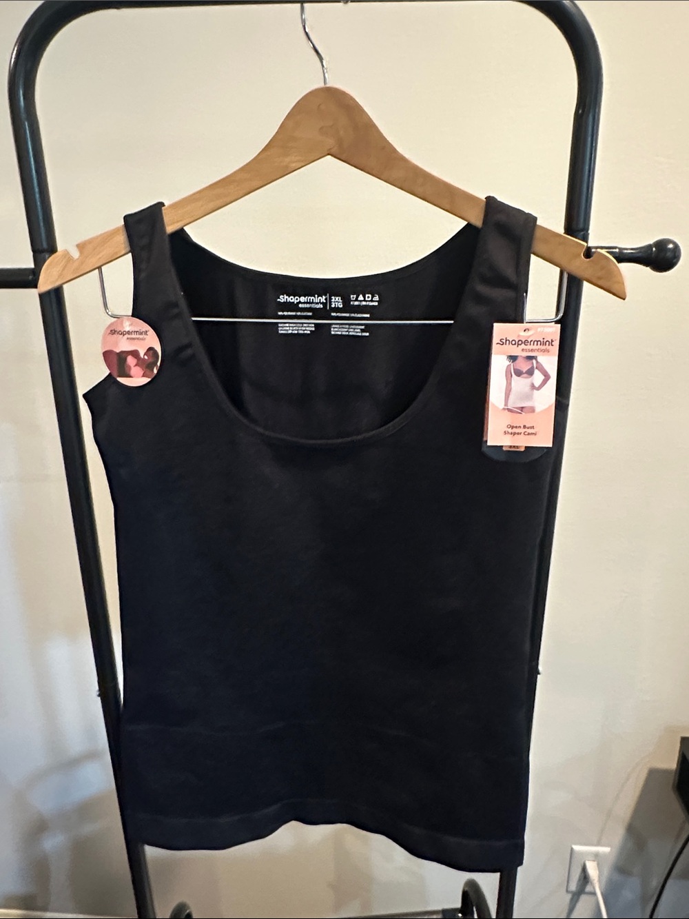 Shapermint Black Sculpting Tank